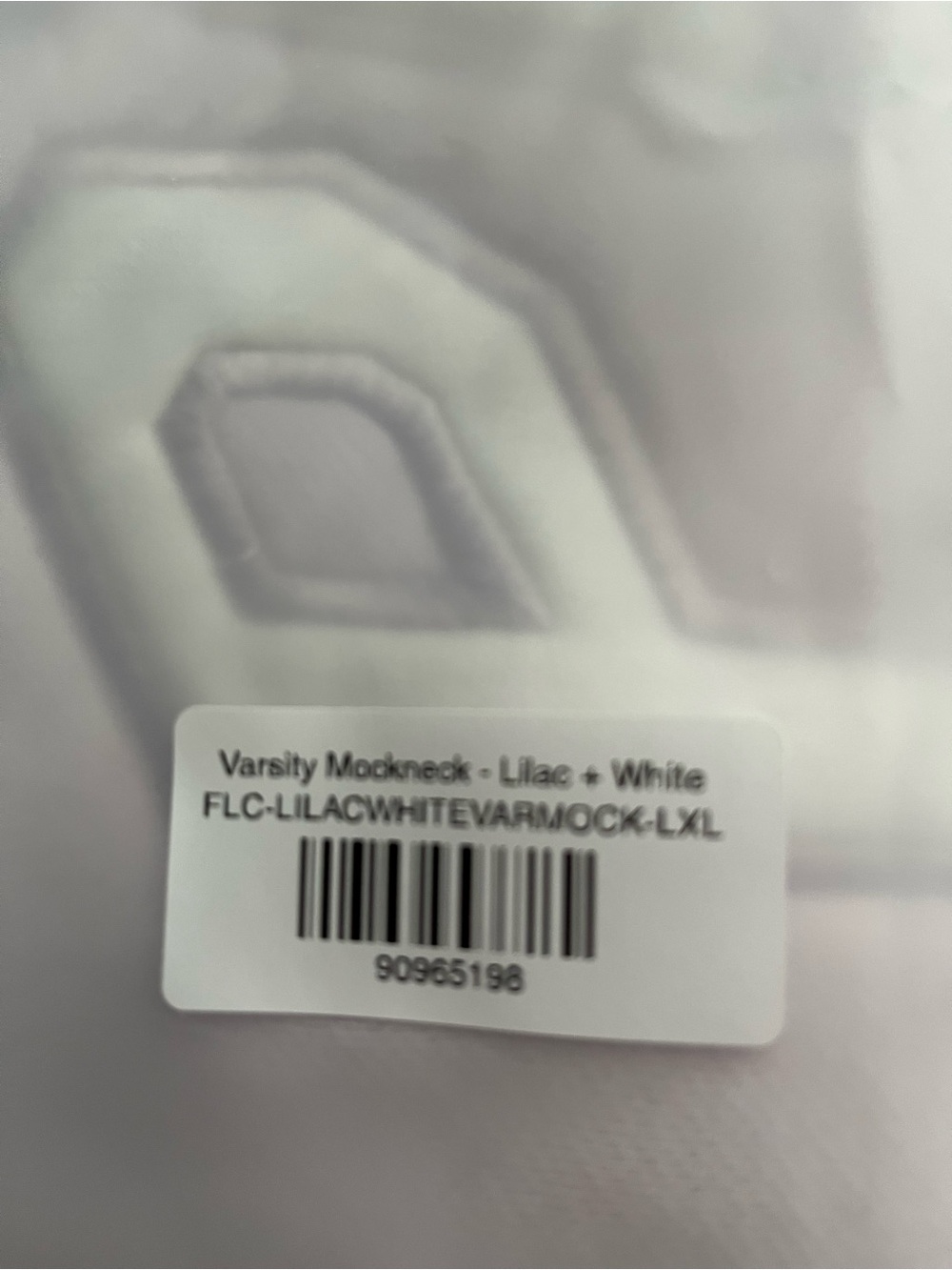 🎀PARKE SPORT LILAC🎀Varsity Mockneck Sweatshirt! Size L/XL! BNIB! - Picture 6 of 6
